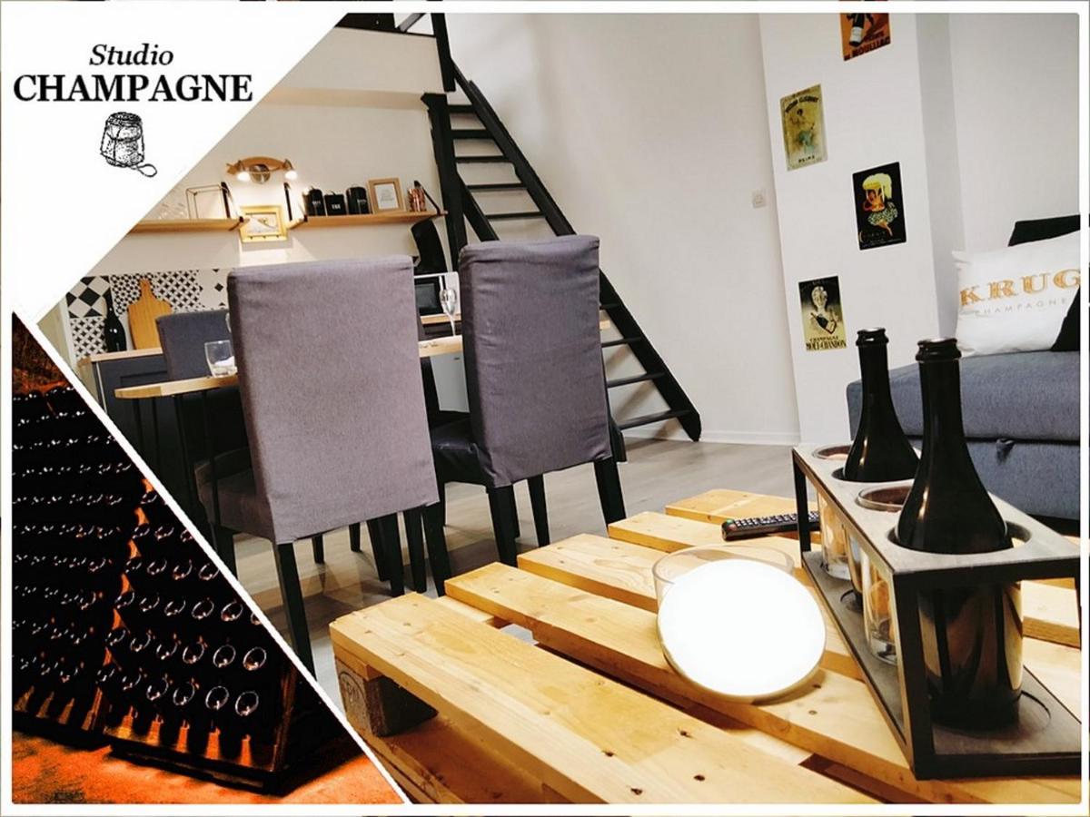 Апартаменти Studio Champagne Реймс Екстер'єр фото